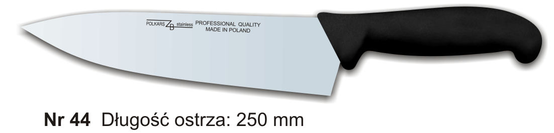 Noże Polkars Nr 44 Długość ostrza: 250 mm 15 sztuk w opakowaniu