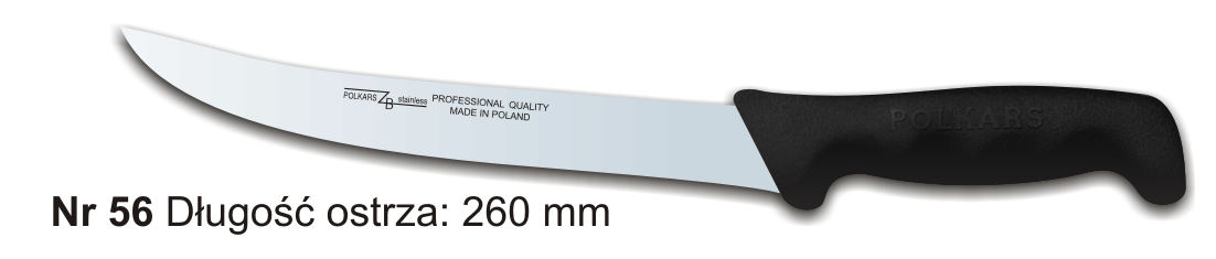 Noże Polkars Nr 56 Długość ostrza: 260 mm 15 sztuk w opakowaniu