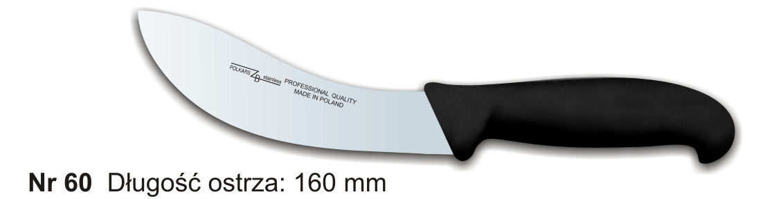 Noże Polkars Nr 60 Długość ostrza: 160 mm 15 sztuk w opakowaniu