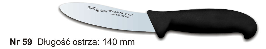 Noże Polkars Nr 59 Długość ostrza: 140 mm 15 sztuk w opakowaniu