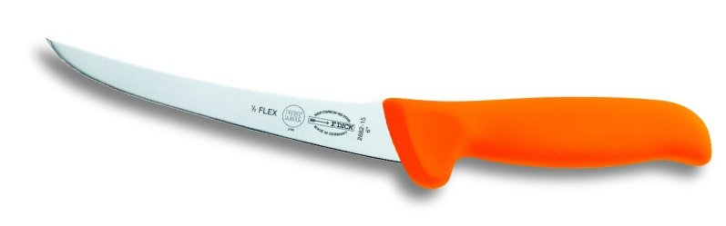 Noże do trybowania z ostrzem wygiętym, półelastyczne DICK MASTERGRIP 8288210 Długość ostrza: 100 mm 6 sztuk w opakowaniu