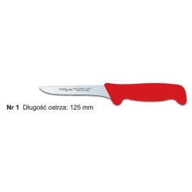 Nóż Polkars Nr 1 Długość ostrza: 125 mm Kolor rękojeści: ( czerwona )