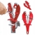 Ostrzałka ręczna do noży z uchwytem BOBET SHARP'EASY czerwona 9980 R