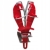 Ostrzałka ręczna do noży z uchwytem BOBET SHARP'EASY czerwona 9980 R